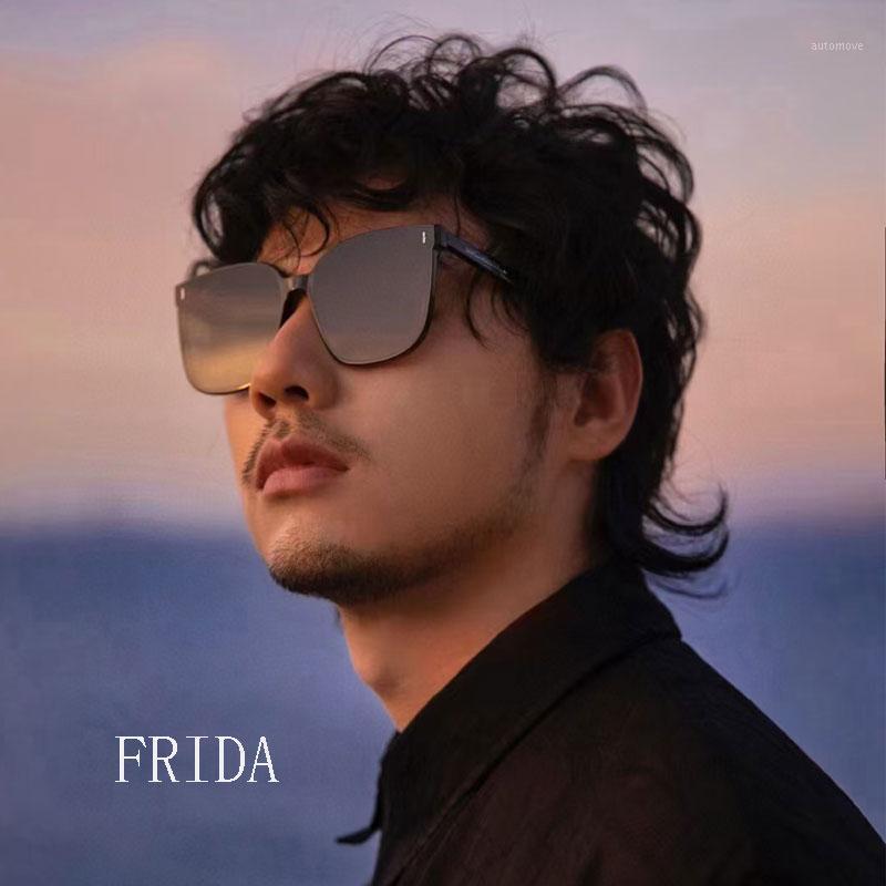 

2021 Korea Gentle FRI NEW Sunglasses Women Men Oversized Square Star Fashion Lady Vintage Sun Gasses UV400 with Luxury Package1