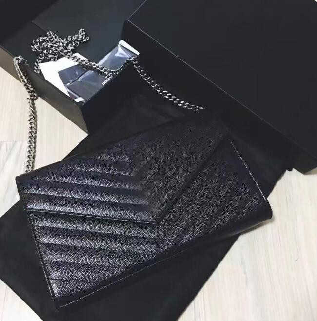 

Leather top luxurys High Designers Woman Genuine Bag Handbag Purse Quality Women Messenger Cross Body Chain Clutch Shoulder Bags Wallet, Red gold chain