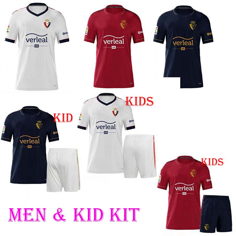 

MEN KIDS kit 20 21 Osasuna soccer jerseys CA 100th Centenary 2020 2021 Chimy Ávila R.Torres Rubén García Estupiñan home boys football shirt, Orange