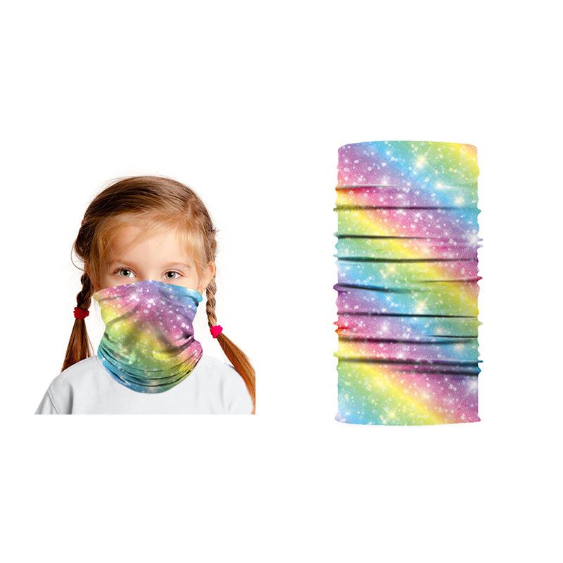 

Kids Seamless Christmas Neck Gaiter Scarf with 3d Digital Print for Boys and Girls Outdoor Sport Headwear Bicycle Bandana
