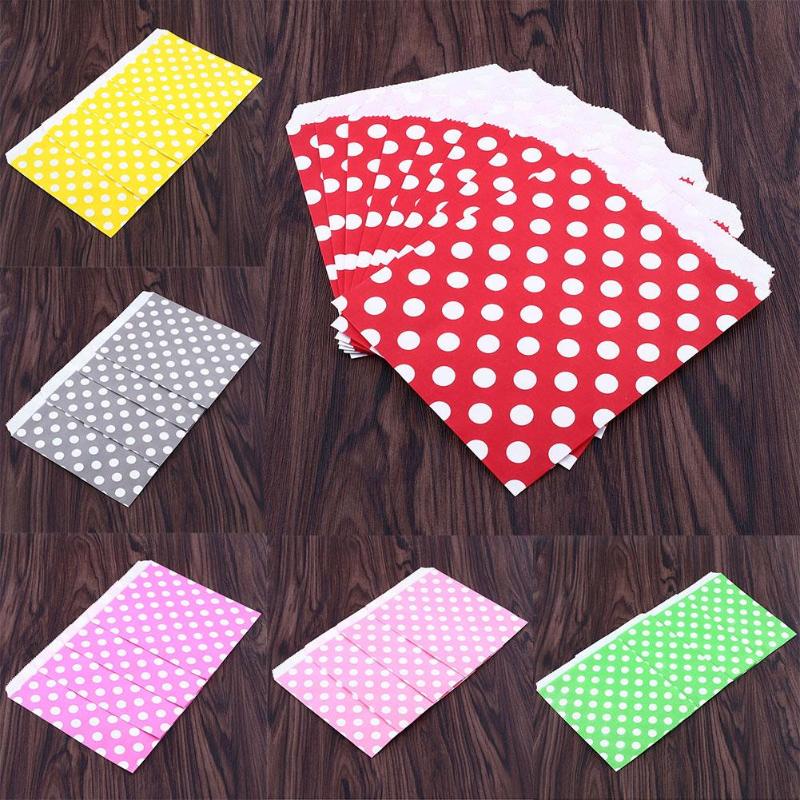

Party Supply Yellow 25pcs Polka Paperbag Party Gifts Bags Favour Dot Polka Dot Bags Gift Bag Paper Sweet Birthday Wedding Candy