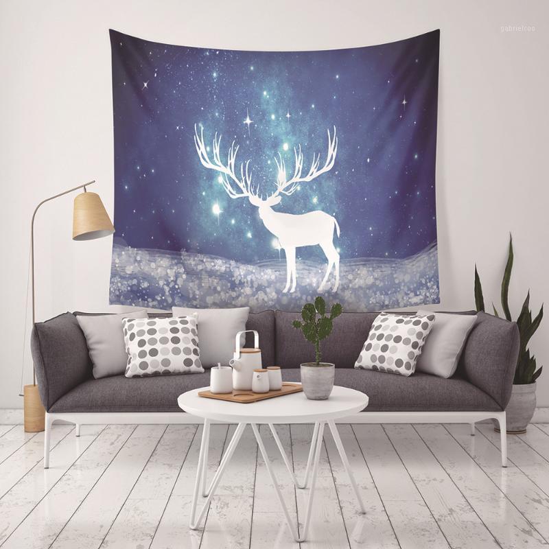 

Art Background Cloth Tapestry Can Custom Pattern Diy Poster Fashion Living Room Home Decoration Fantasy Forest Tapestry B05571