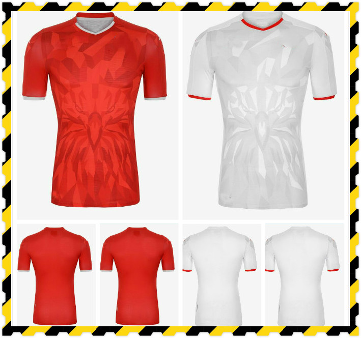 

20 21 Tunisia national team homeSoccer Jerseys Msakni Khazri Sliti Wahbi Khaoui FAKHREDDINE BEN YOUSSE HAMZA Custom Red white Football Shirt, Black