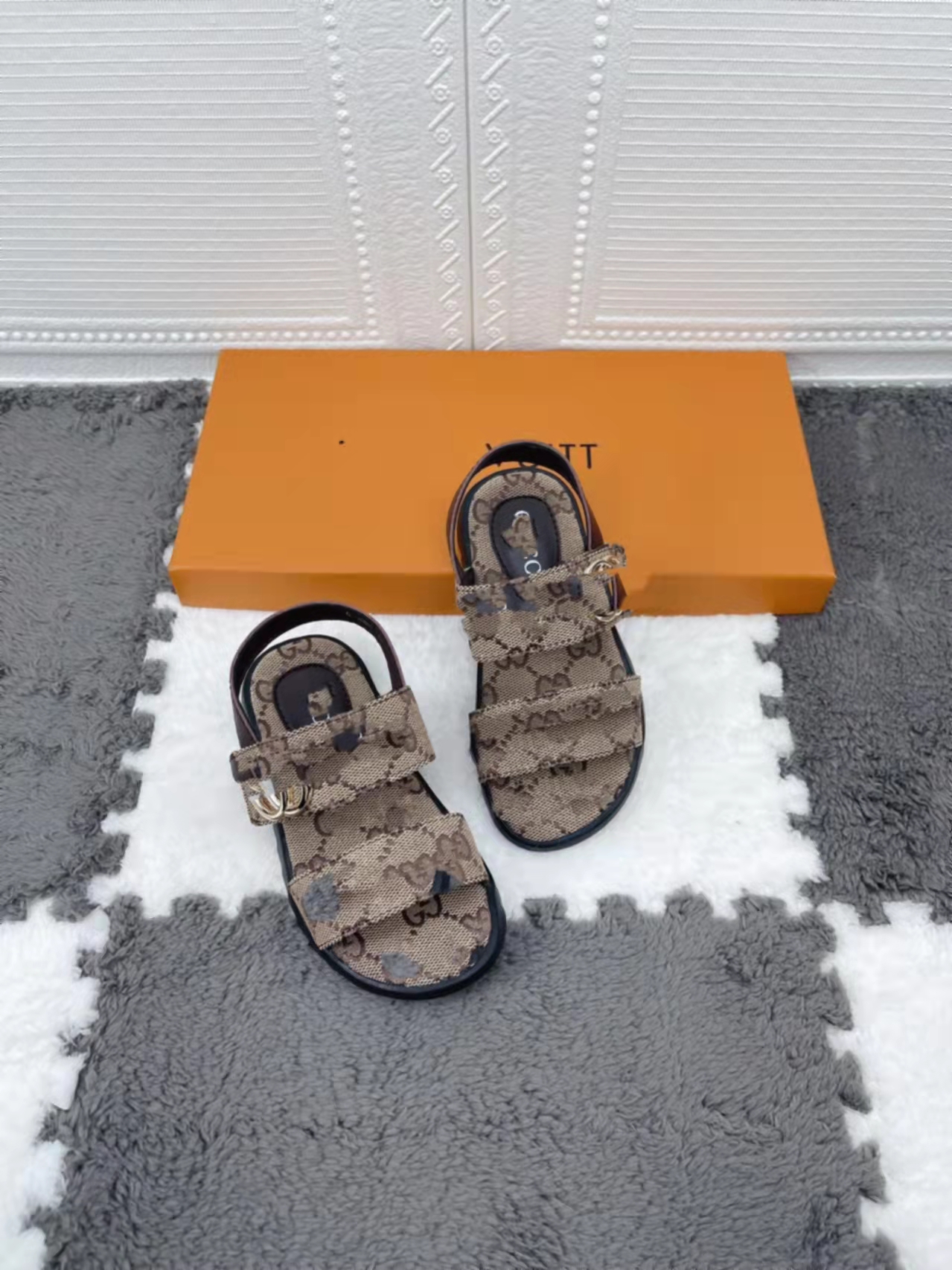 

baby boy sandal shoe blue fashion kids slipper slide summer child boys shoes eu 26-35 free ship kid sandal seaside