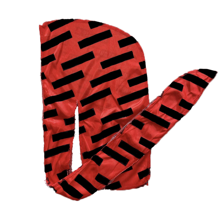 

#1-#23 Wholesale Children Designer Letters Print Satin Pirate Hat Long Tail Cap Durags Bandana Turban Wigs Silky Durag Headwear Hair Care Bonnet Bathroom Accessories