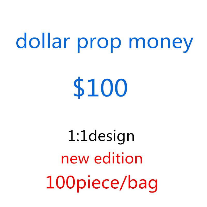 

Dollar Prop Fake Banknote Play 100 Movie Money Normal Size Toys Creative Bags-f12 Gift Children's USD Mdjvj