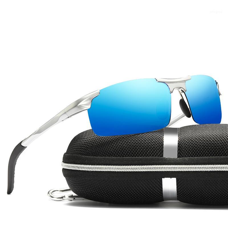

Sunglasses ;uxury Brand Designer Polarized Driving Rimless Sport Men For Male Oculos1
