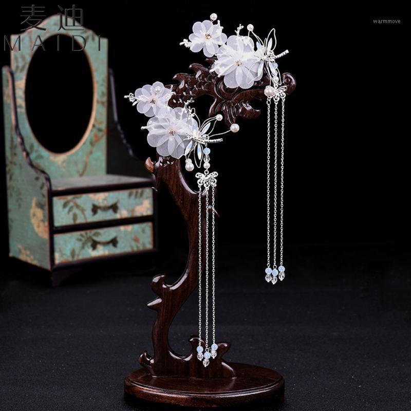 

Tassel Hairpin Chinese HANFU Traditional Classical Style Dragonfly Butterfly Headwear Elegant Wedding Classical Hair Accessories1