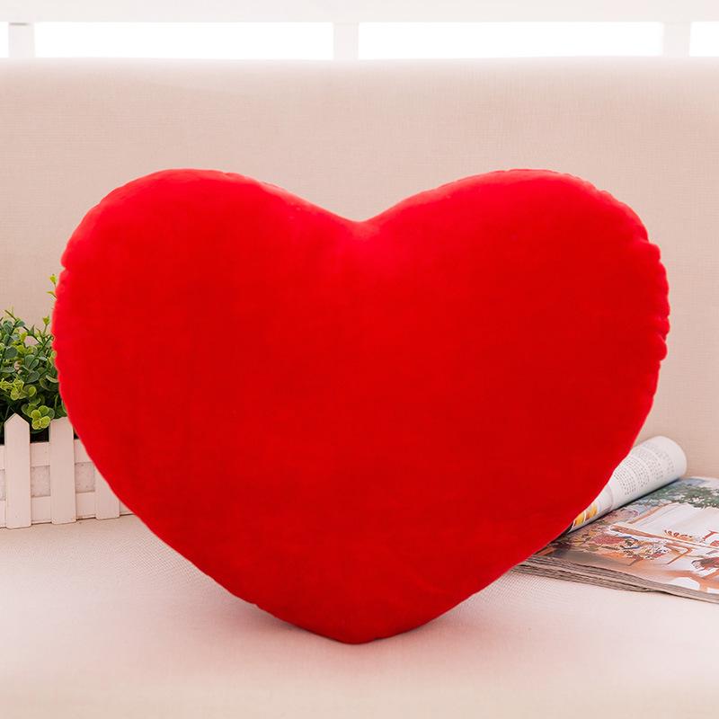 

Colorful Heart Shape Throw Pillow Sofa Car Seat Cushion PP Cotton Doll Toy Cushion Home Decoration Cushions Wedding Lovers Gift, Yellow