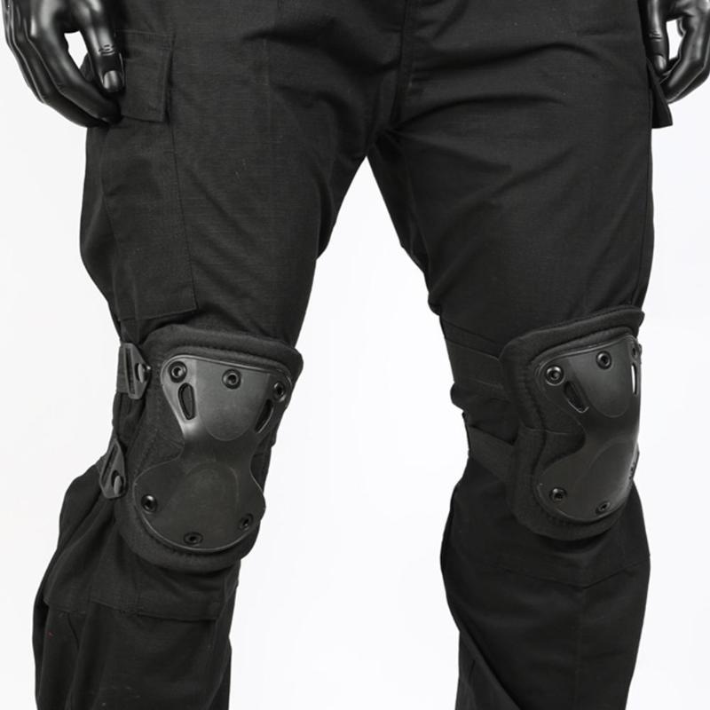 

Outdoor Tactical Knee Protector Paintball Hunting Protector Knee gear protective War Riding Pad Elbow P5E0