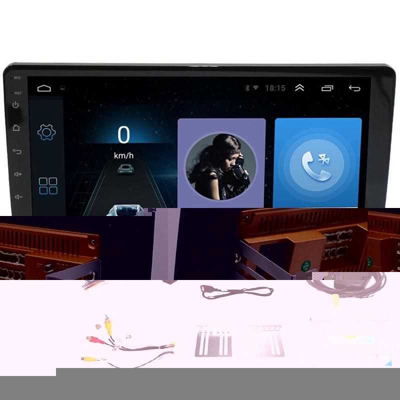 

10.1 Inch Android 8.1 Quad Core 2 Din Car Press Stereo Radio Gps Wifi Mp5 Player Us