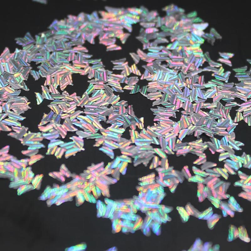 

1 Pcs Laser Butterfly Nail Art Glitter Powder Color Mixed Nail Glitter Sequins Women Beauty Salon Manicure Tools 2020