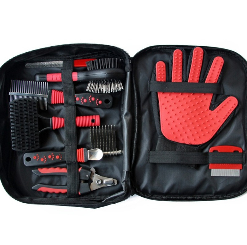 

Pet Comb Package Nail Clippers File Steel Comb Pet Flea Comb Pet Scissors Bath Tool Set(The logistics price Pls Contact us)