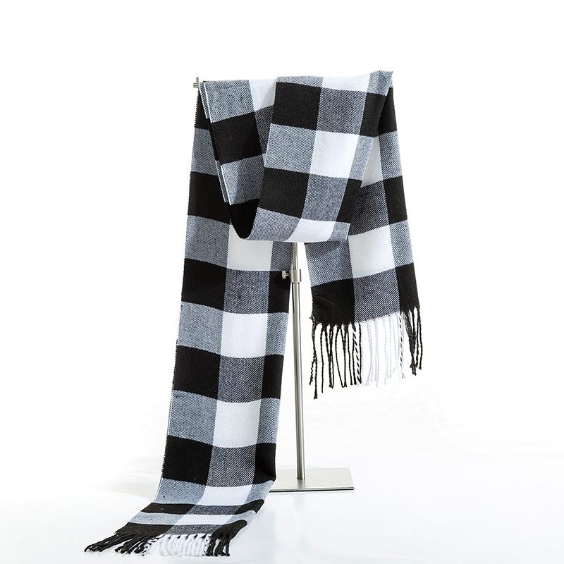 

2020 Autumn/Winter Scarf Plaid Faux Cashmere Women's Warm Neck