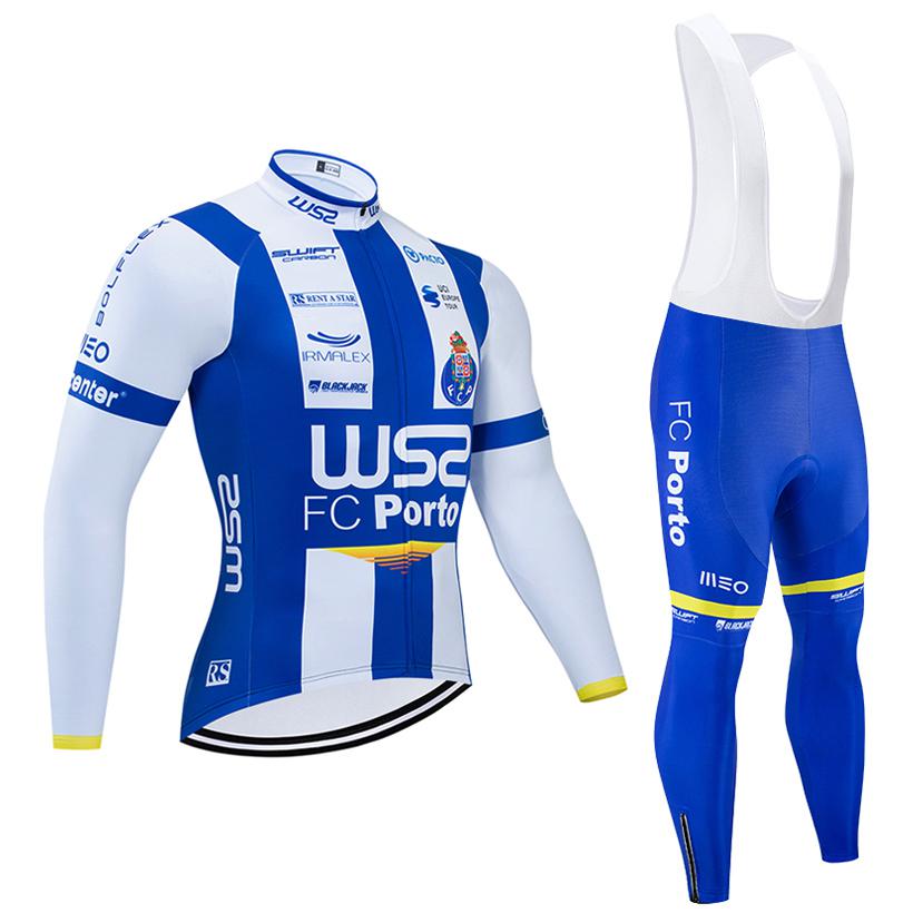 

Cycling Jersey Kit 2020 Pro Team Ws2 Fc Porto Men /Women Winter Thermal Fleece Cycling Clothing 9d Pad Bib Pants Set Ropa Ciclismo Inviern, Color p
