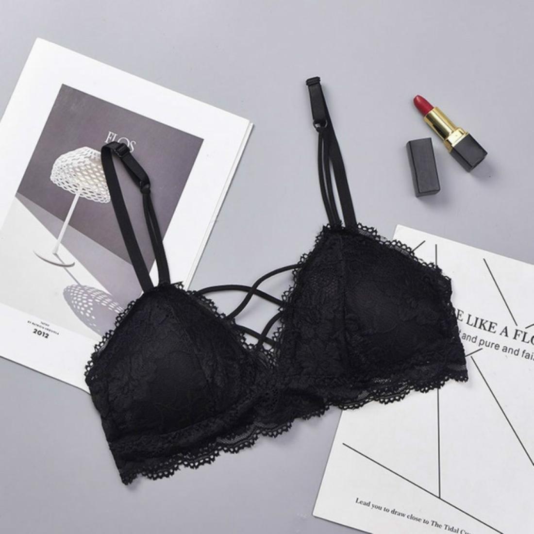 

Lace Comfortable Breathable Ladies Bra Cup SizeOne Size