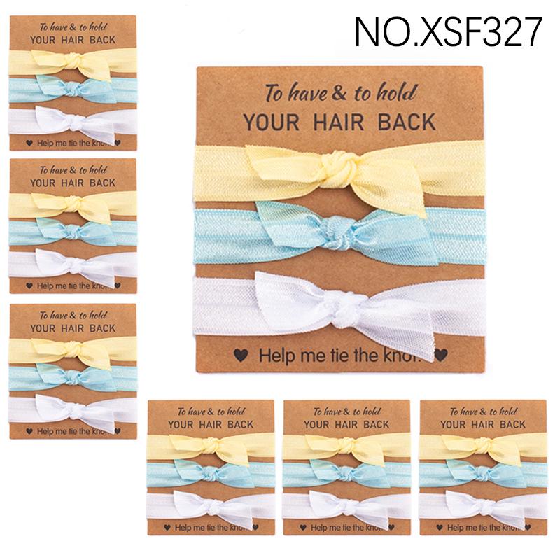 

5 Set Bride Tribe Elastic Hair Tie for Party Wedding Gril Accessories Bracelet