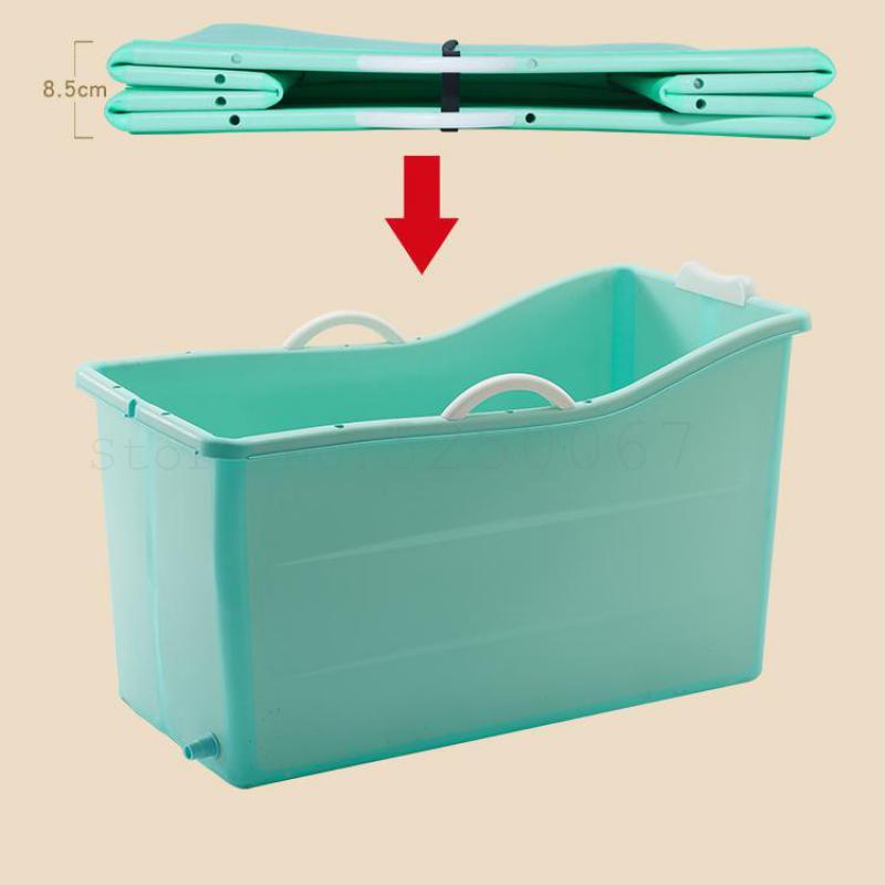

256 Foldable Children's Bath Bucket Adult Bath Bucket Baby Adult Bulb Thicker Bulb