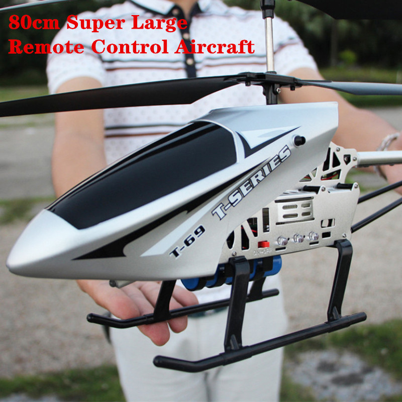 

80cm Super Large 2.4G Remote Control Aircraft anti-Fall Rc Helicopter Drone Model Outdoor alloy RC Aircraft Adult toys kids toys, 1pcs 2300mah battery