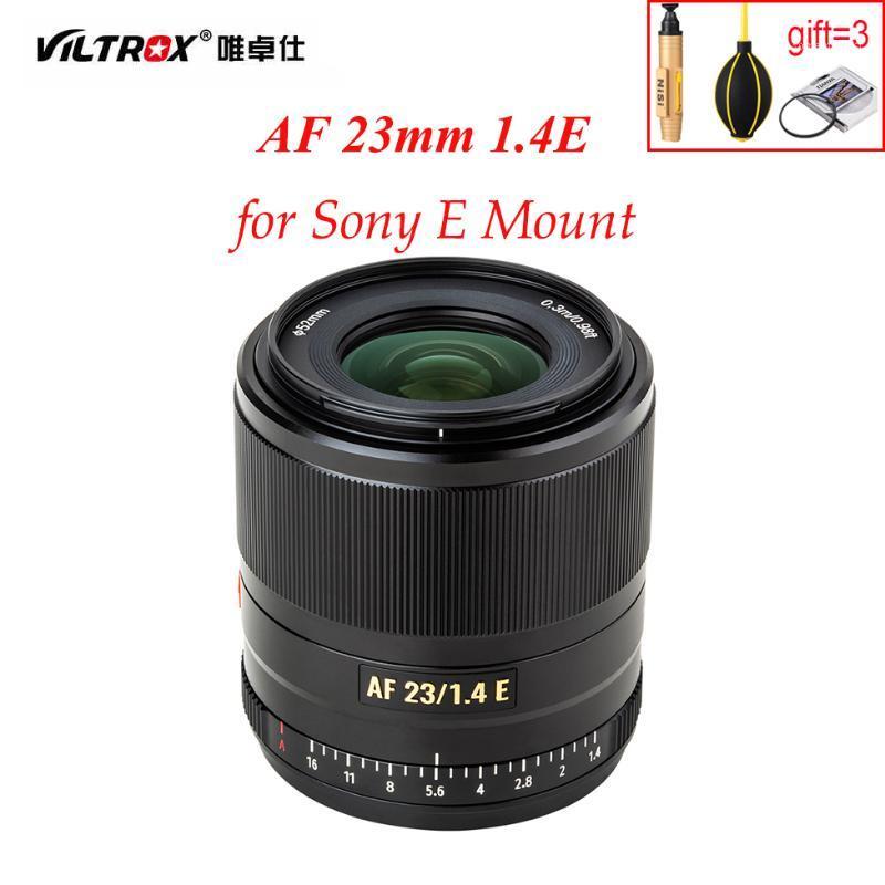

VILTROX 23mm f1.4 Auto Focus lens APS-C Compact Large Aperture Lens for Sony E-mount Camera A7S A6000 A6300 A6600 A7 A9 A7R1