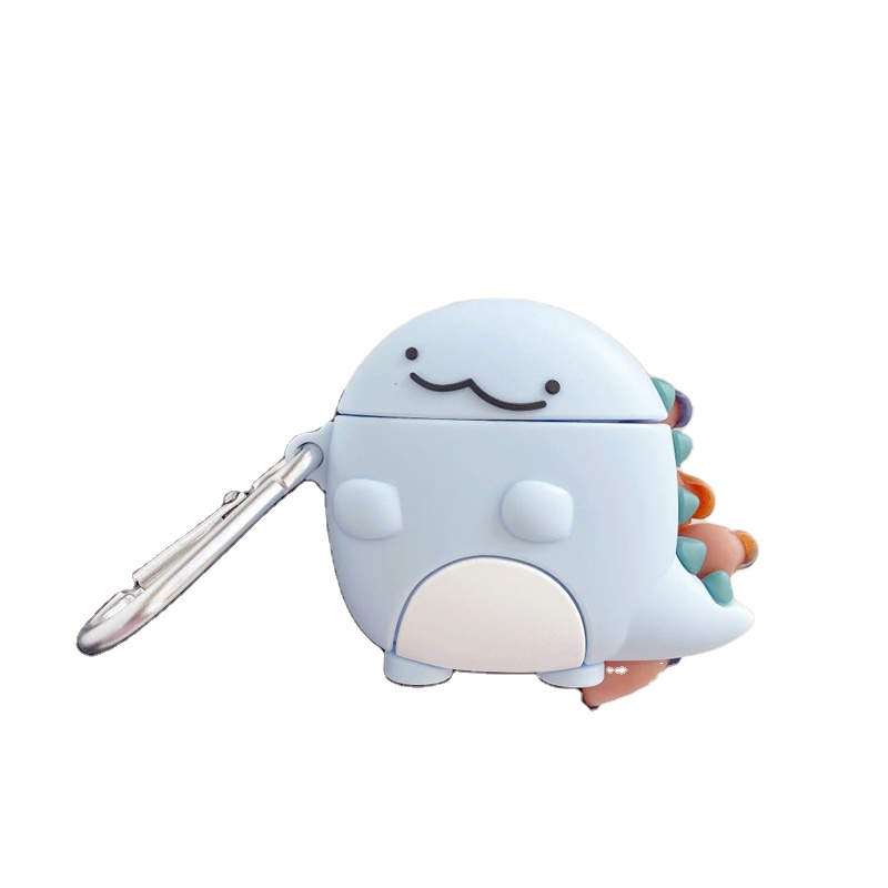 

Accessories Carabiner Protective Fashion Character Skin Portable Soft Silicone Cover Case for Apple AirPods 2&1 (Dragon)