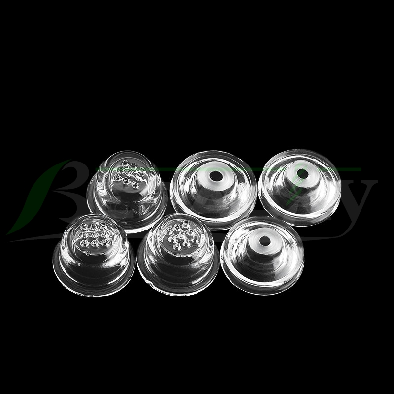 

Beracky Glass Screen Bowls Replacement For Silicone Spoon Hand Pipes 25mmOD Two Styles Glass Bowl With Hole For Silicone Pipes Dab Rig Bongs