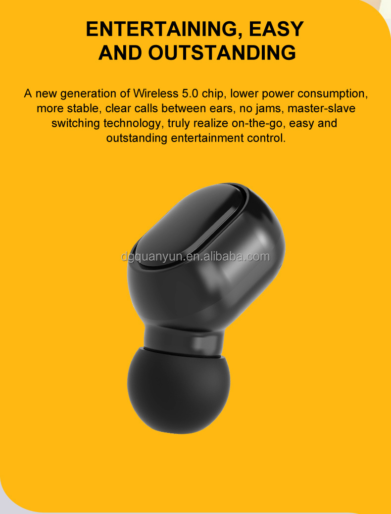 

TWS In ear Wireless Earbuds Headphones Mega Bass Wireless Earphones Mini A6S A7S E6S E7S