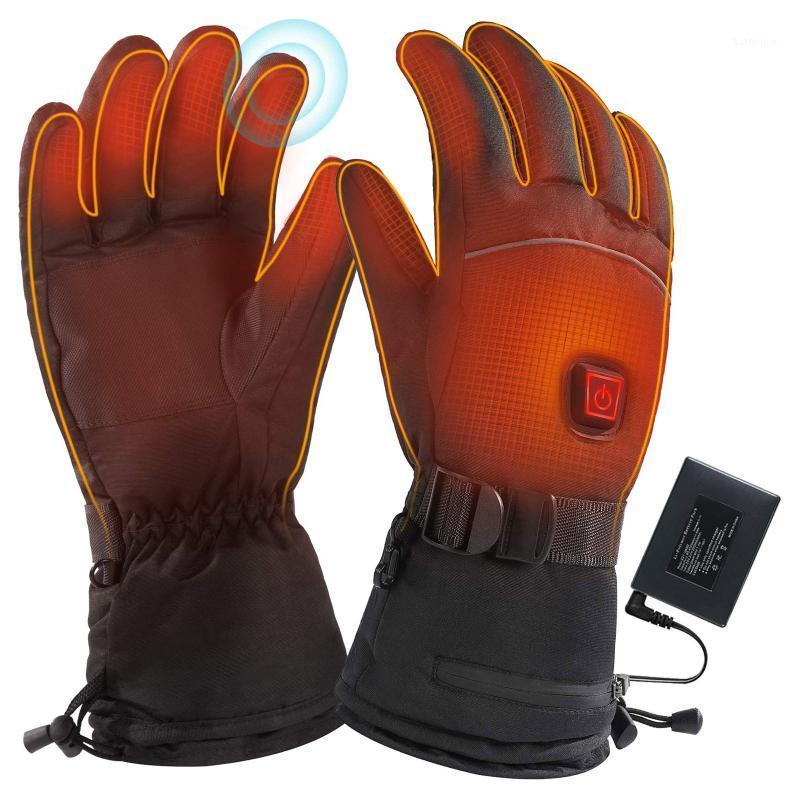 

Winter Motorcycle Gloves Men Full-finger Mid-season Outdoor Sport Combat Gloves Guantes De Invierno Charging Heating #T1G1