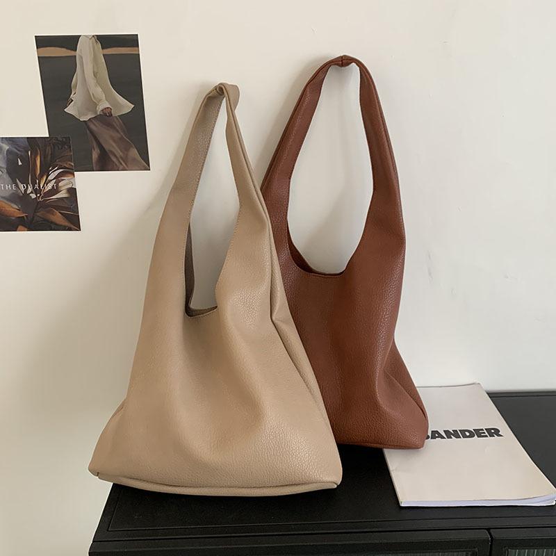 

Evening Bags Vintage PU Leather Shoulder For Women Brand Autumn Winter Large Capacity Ladies Casual Travel Luxury Designer Handbags