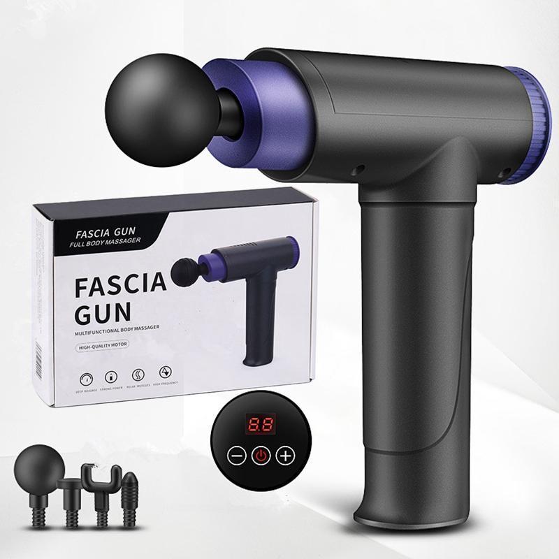 

Unisex Muscle Massage Gun Deep Tissue Massager Fascia Therapy Gun Exercising Relief Body Shaping For Men and Women1