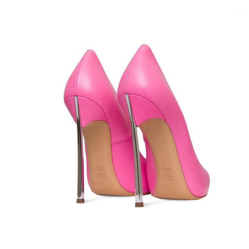

Candy Colors Classical Design Metal Heels Pointy Toe Elegant High Heels Women Shoes1, Write down the color