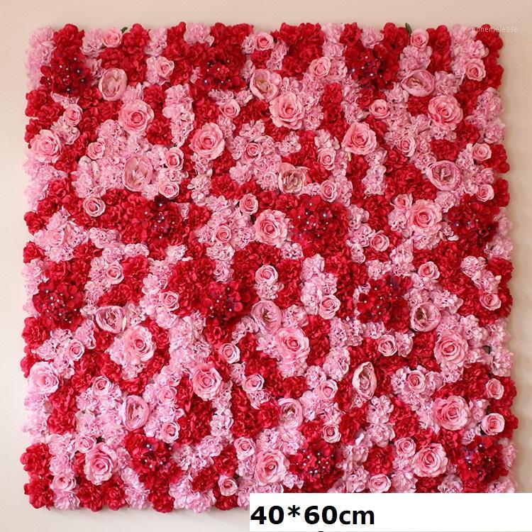 

DIY Party Wedding Display Wreathes Backdrop 60X40CM Artificial Silk Rose Flower Wall Christmas Decoration Hydrangea Decorative1, As photo 10