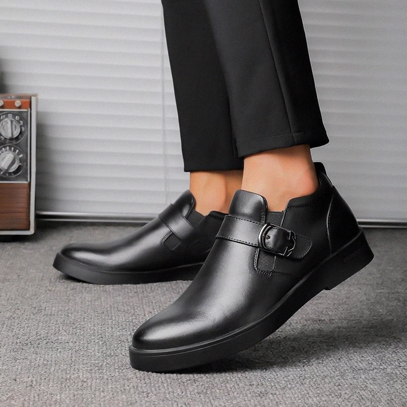 

Genuine Leather Shoes Men Loafers slip on Soft Cow Leather Men Casual Shoes outdoor 2020 New Male Footwear Black fltas #EG3b