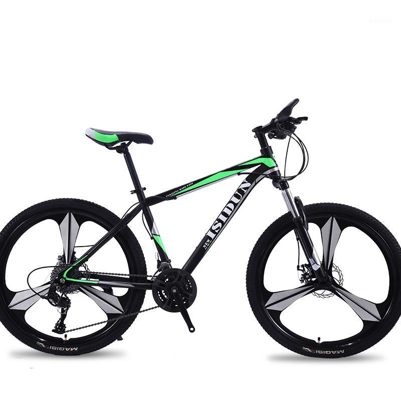 

26 Inch 24/27/30 Speed Mountain Bike Shift One Wheel Three Knife Double Disc Brakes Road Bicycle1