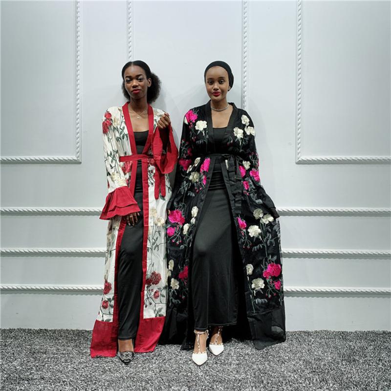 

Kaftan Dubai Abaya Kimono Cardigan Muslim Hijab Dress Caftan Turkey European Islamic Clothing African Dresses For Women Oman
