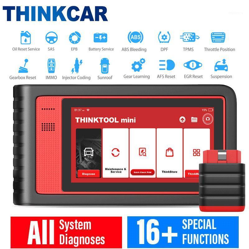 

Thinktool mini OBD2 Scanner Professional All system car Diagnostic Tool with ECU Coding Active test IMMO SRS ABS functions1