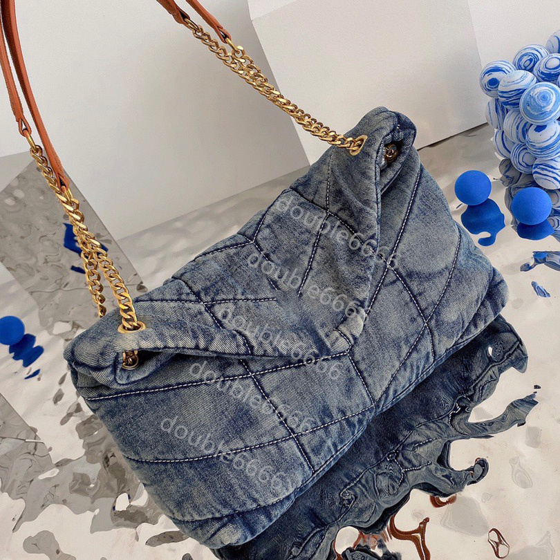 

Washed denim Bag Shoulder Bag, Blue