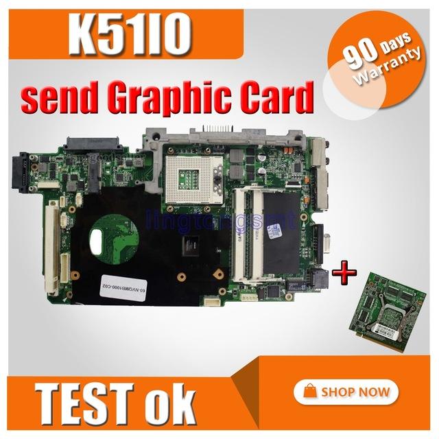 

laotop motherboard+1GB GT220M Graphic Card For Asus K51 K51IO K61IC K70IO Pro66IC X66IC K61IC Pro79L K70IC X70I laptop Mainboard