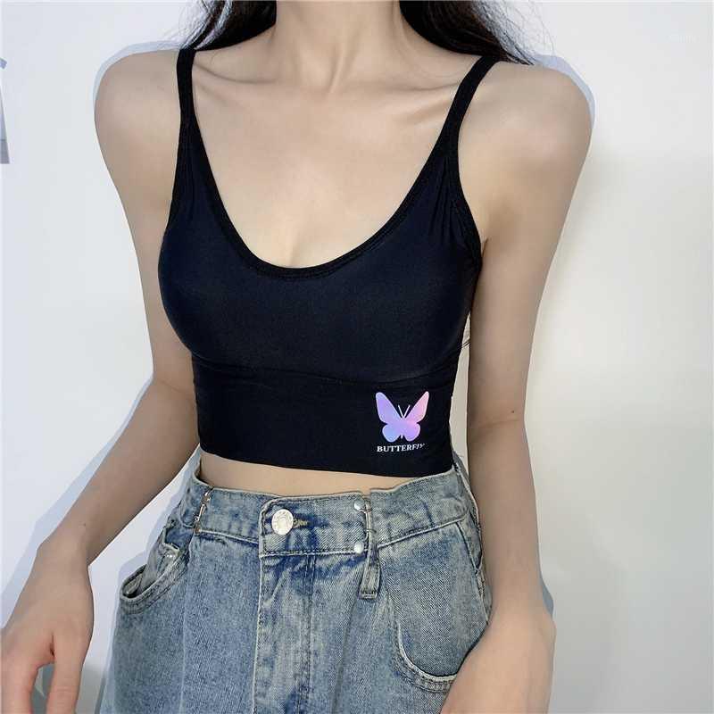

Sexy Bra For Women Girls Underwear Comfortable Running Women Bra Cotton Panty Reflective Butterfly Elasticity Yoga1, Black pad