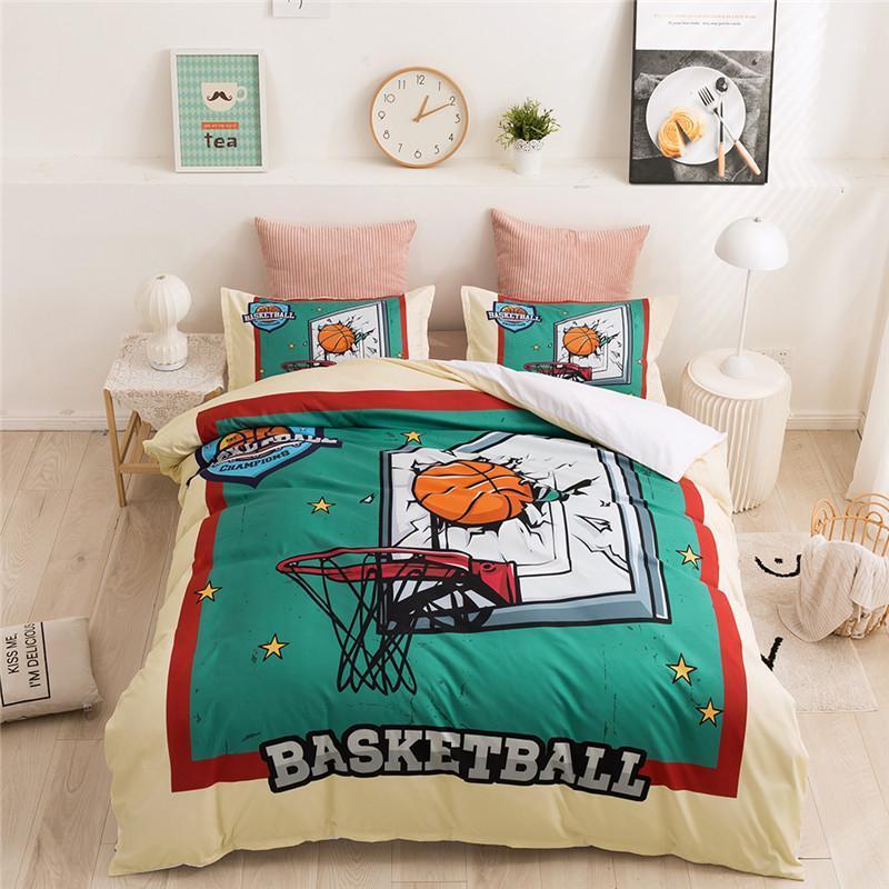 

Bedding Sets 3D Basketball Sport Series Duvet Cover Soft Pillowcases Comforter set Bed Linen Queen King size Boy Gift bed sets1, A2