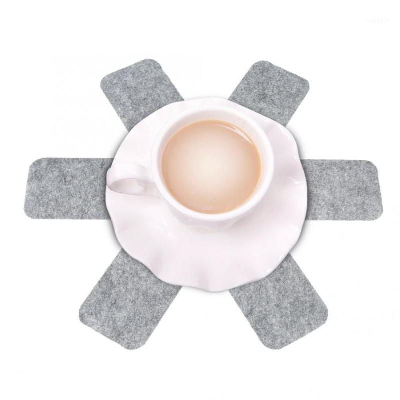 

9Pcs/Set Snowflake Shape Non-Woven Pan Pot Mat Pad Holder Placemat Heat Insulation Mat Coffee Drink Cup Table Placemats Mug1