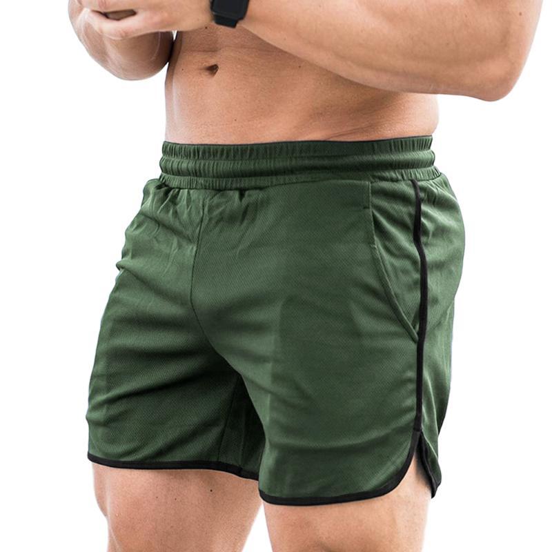 

Men Fitness Shorts Quick Drying Gym Beach Shorts Summer Lounging Sport Workout Running Short Pants with Pockets, Green