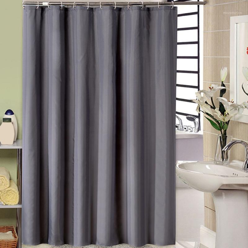 

Wide Shower Curtain Solid Color Waterproof Bath Curtains Bathtub Bathing Cover Bathroom Curtain NEW 20201