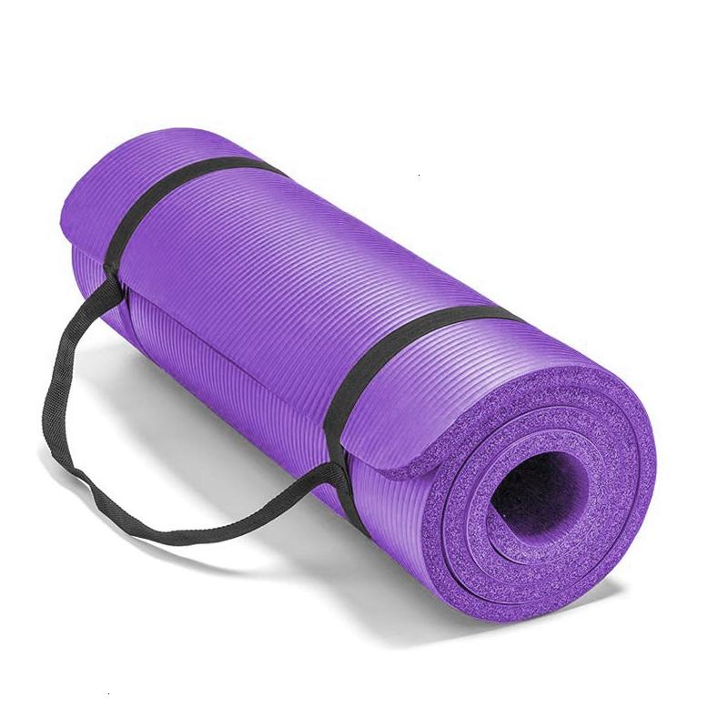 

12Solid Colors Super Thickness Non-slip Yoga Mats Tasteless Carpet Mat For Beginner Environmental Fitness Gymnastics Mats, Red