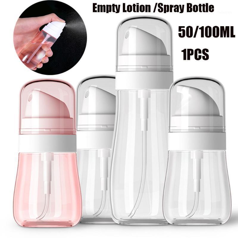 

50ml 100ml Portable Travel Refillable Bottle Transparent Plastic Perfume Atomizer Small MIni Empty Spray Refillable Bottle1