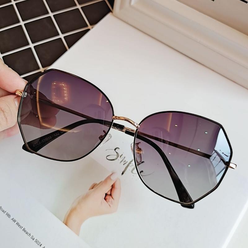 

Sunglasses Irregular Frame Sunglassses For Women Polygon Gradient Ladies