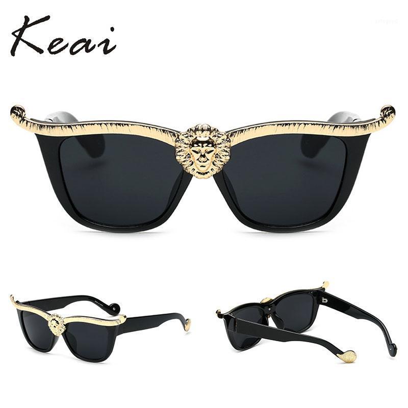 

Sunglasses Luxury Vintage Cat Eye For Womens Brand Designer Retro Oversized Metal Ladies Women UV400 Female Oculos1