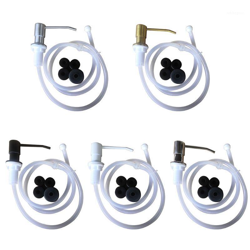 

1Set Stainless Steel Sink Liquid Soap Dispenser Lotion Pump Extension Tube E7CB1