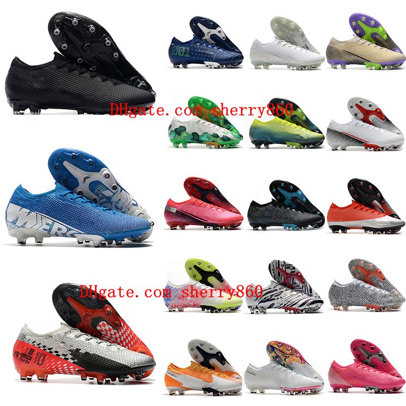 

2021 soccer shoes original cleats Mercurial Superfly 13 Elite AG botas de futbol Low CR7 neymar ronaldo mens football boots 01, As picture 6