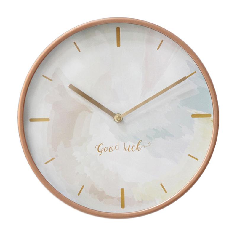 

Round Modern Wall Clock Silent Living Room Creative Wall Clock Simple Plastic Unique Small Reloj Pared Home Decoration BY50WC